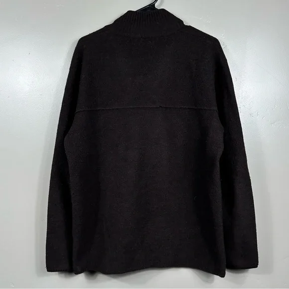 Smartwool Women’s 100% Merino Wool Jacket Mocha Brown Size Medium - Picture 2 of 8